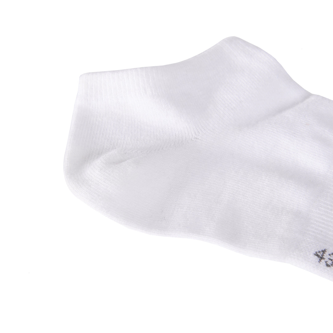 Laulax 6 pares de calcetines deportivos con soporte para el arco del mejor algodón peinado, blanco, talla UK 9 - 11 / Europ 43 - 46