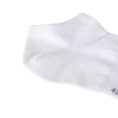Laulax 6 paires de chaussettes d'entraînement pour soutien de la voûte plantaire en coton peigné fin, blanc, taille UK 9-11/Europ 43-46