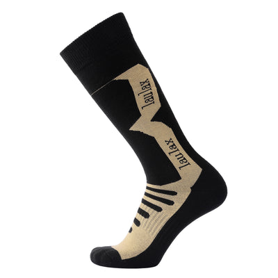 Laulax 3 Pairs Mens Cashmere-Like Long Hose Thermal Ski Socks, Size UK 7 - 11 / Europe 40 - 46, Gift Set, Black, Blue, Burgundy