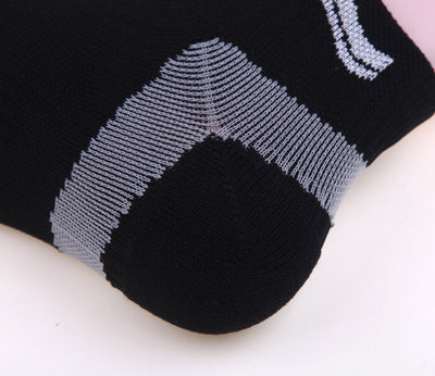 COOLMAX Professional Running Socks - Compression - Black - Size UK 7 - 11