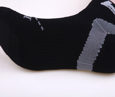 COOLMAX Professional Running Socks - Compression - Black - Size UK 7 - 11